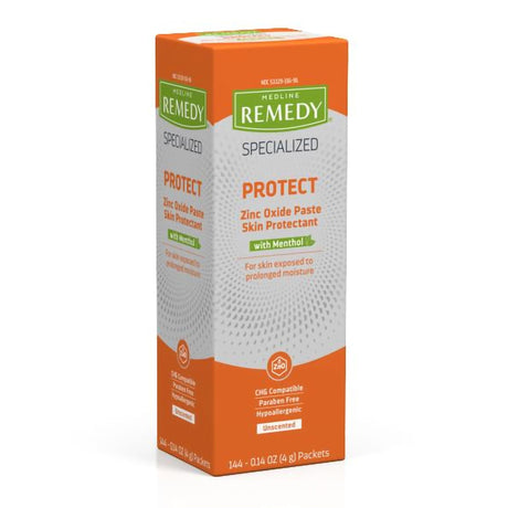 Medline Remedy Specialized Protect Zinc Oxide Paste Skin Protectant, Unscented