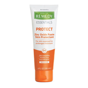 Medline Remedy Essentials Protect Zinc Oxide Paste Skin Protectant, Unscented, 4 oz Tube - MSC092ZP04 - LL Medico
