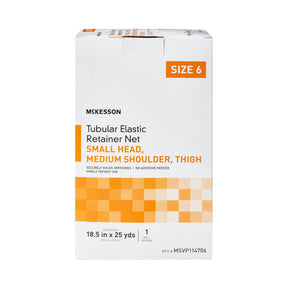 McKesson Tubular Bandage, Small Head, Medium Shoulder, Thigh, 18.5" x 25 Yard