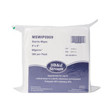 McKesson Cleanroom Wipes, Sterile Disposable, White, Cellulose / Polyester, 9 x 9" - MSWIP0909 - LL Medico