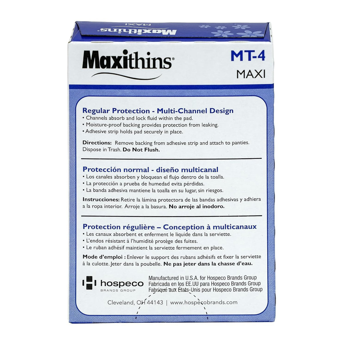 Maxithins Maxi Pad, Regular Protection, Individually Boxed
