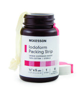 McKesson Iodoform Wound Packing Strip, ¼ Inch x 5 Yard