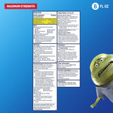 Mucinex Fast-Max Cold, Flu and Sore Throat Relief Liquid, Maximum Strength, 6 fl oz