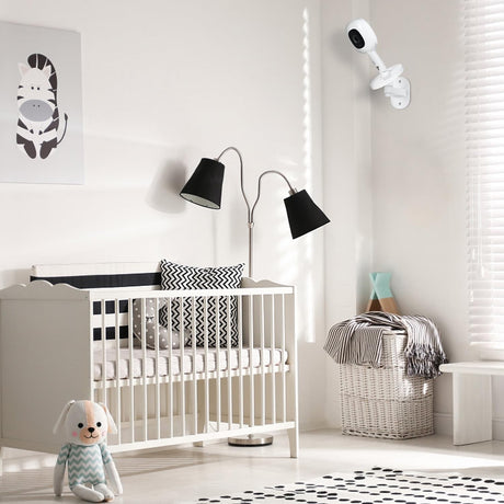 Baby Monitor with Wall Mount Nanit Pro Smart AC Adapter 1080p HD Video Quality