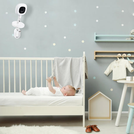 Baby Monitor with Wall Mount Nanit Pro Smart AC Adapter 1080p HD Video Quality