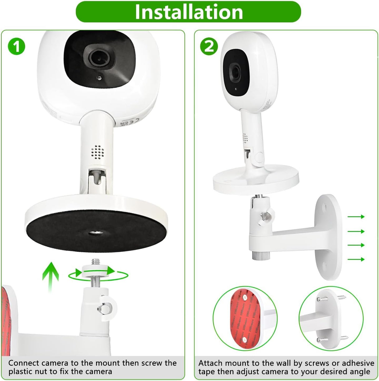 Baby Monitor with Wall Mount Nanit Pro Smart AC Adapter 1080p HD Video Quality