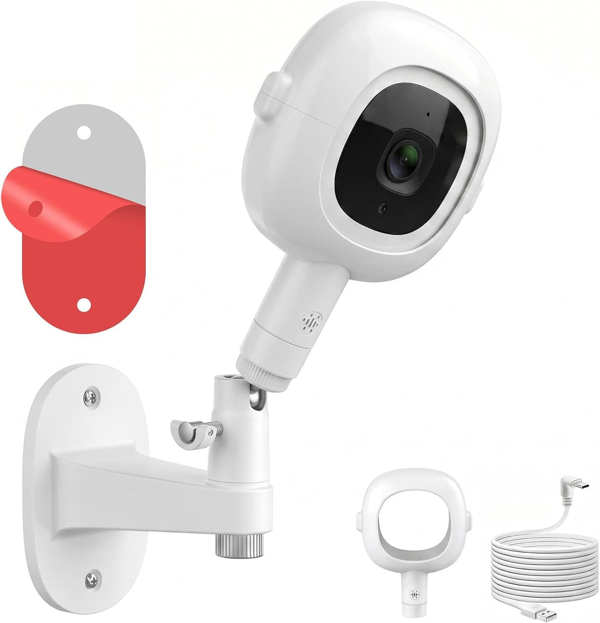 Baby Monitor with Wall Mount Nanit Pro Smart AC Adapter 1080p HD Video Quality