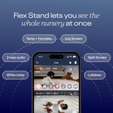 Baby Monitor with Flex Stand Nanit Pro Smart AC Adapter 1080p HD Video Quality
