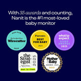 Baby Monitor with Flex Stand Nanit Pro Smart AC Adapter 1080p HD Video Quality