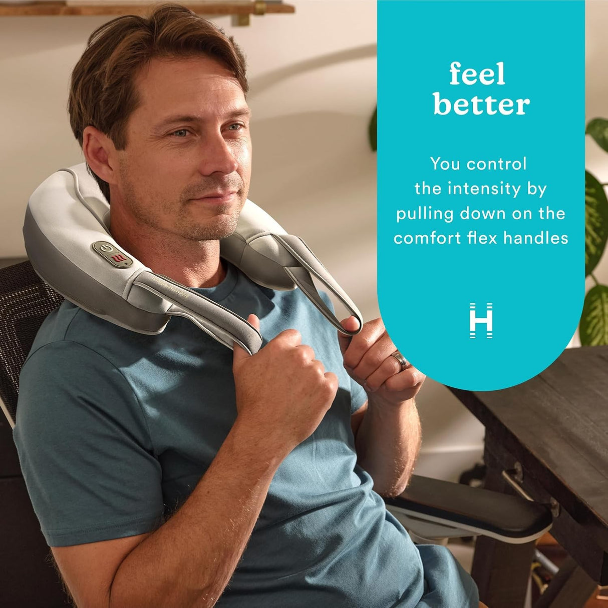 Hand-held Neck Massager with Heat HoMedics Pro Therapy