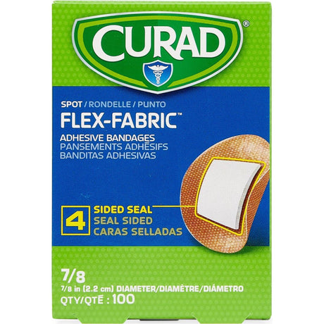 Curad Round Tan Adhesive Spot Bandage, 7/8 Inch