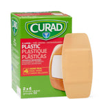 Curad Tan Adhesive Strip, 2 x 4 Inch