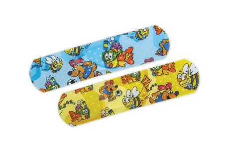 Curad Kid Design (Medtoons) Adhesive Strip, 3/4 x 3 Inch