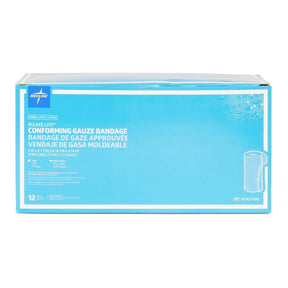 Medline Bulkee Lite Conforming Gauze Bandage, 4 Inch x 4.1 Yard