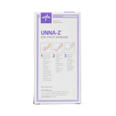Unna-Z Unna Boot with Zinc Oxide and Calamine, 4 Inch x 10 Yard