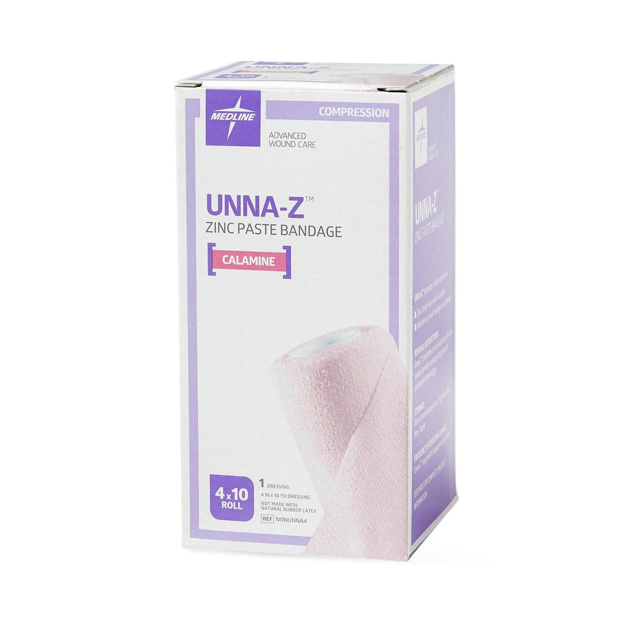 Unna-Z Unna Boot with Zinc Oxide and Calamine, 4 Inch x 10 Yard