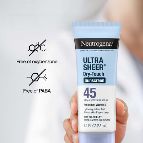 Neutrogena Ultra Sheer Dry-Touch Sunscreen SPF 45 Lotion, 3 fl oz