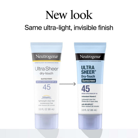 Neutrogena Ultra Sheer Dry-Touch Sunscreen SPF 45 Lotion, 3 fl oz