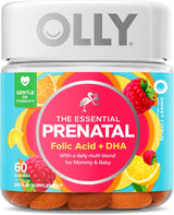 OLLY Prenatal Multivitamin Gummy with Folic Acid and DHA, 60 ct