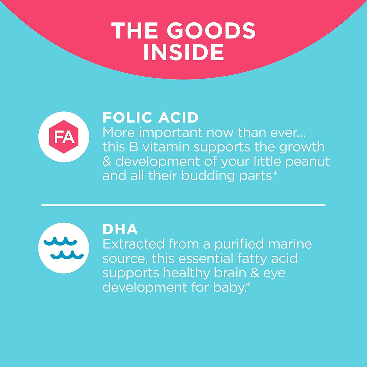 OLLY Prenatal Multivitamin Gummy with Folic Acid and DHA, 60 ct