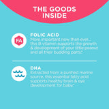 OLLY Prenatal Multivitamin Gummy with Folic Acid and DHA, 60 ct