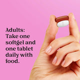 One A Day Prenatal Advanced - Prenatal Vitamins with Folic Acid, Choline, DHA & Iron, 60+60 ct