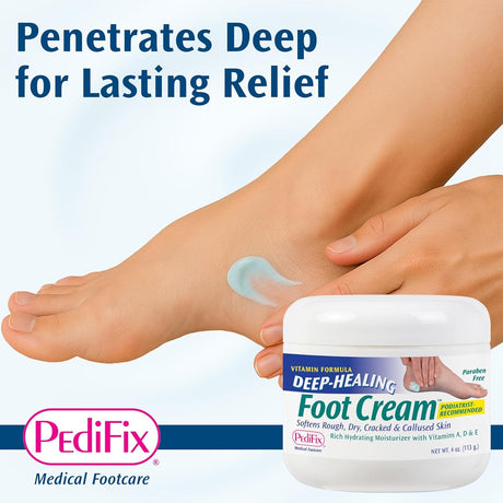 PediFix Deep-Healing Foot Cream, 4 oz Jar