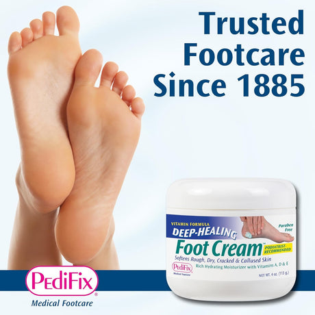PediFix Deep-Healing Foot Cream, 4 oz Jar