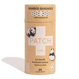 Patch Kids, Panda Design Adhesive Strip with Coconut Oil, Bamboo, Sterile, 0.75 x 3" - PATCOCT-Single - LL Medico