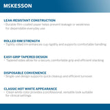 McKesson Drinking Cup, for Hot Beverages, White, Coated Paper, 8 oz - PDC-HW8 - LL Medico