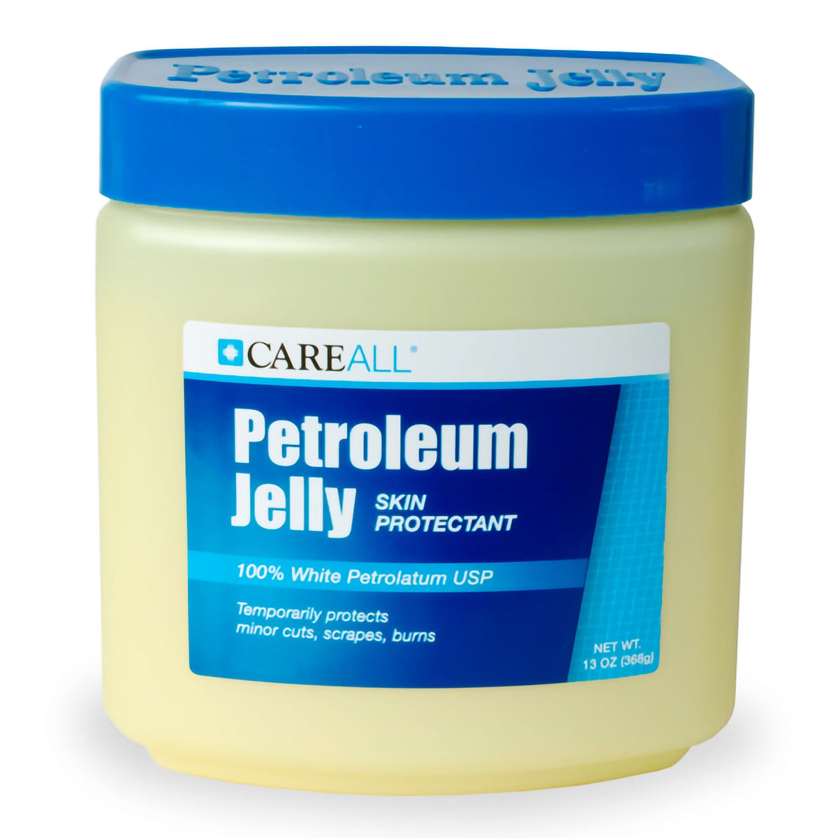 CareALL White Petroleum Jelly, 13 oz Jar, Skin Protectant - PJ13 - LL Medico