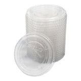 Dart Solo Souffle Cup Lid, For Medium Souffle Cups, Clear, Plastic, Disposable - PL200N - LL Medico