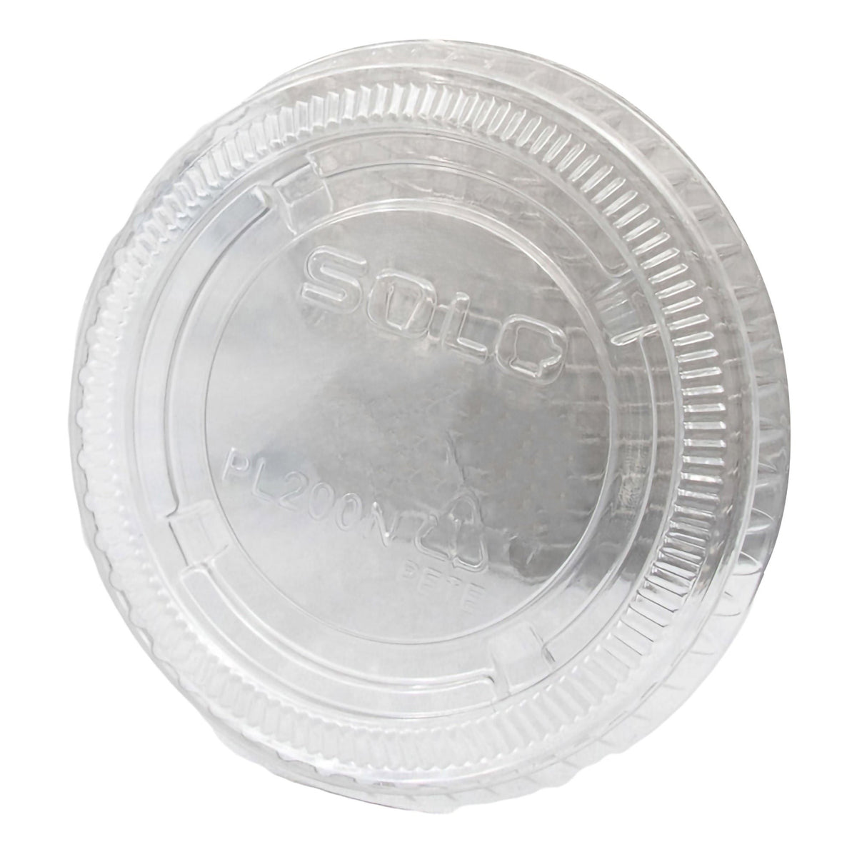 Dart Solo Souffle Cup Lid, For Medium Souffle Cups, Clear, Plastic, Disposable - PL200N - LL Medico