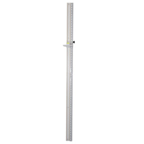 Health o meter Height Measuring Rod, Aluminum, Wall Mount