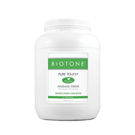 Biotone Pure Touch Organics Massage Creme, Unscented, 128 fl oz