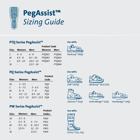 Darco International PegAssist Insole, Men's