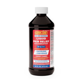 Geri-Care Acetaminophen Pain Relief Liquid, 160 mg/5 mL, 16 fl oz - Q101-16-GCP - LL Medico