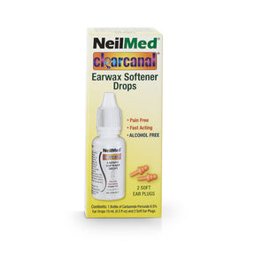 NeilMed ClearCanal Ear Wax Remover, Carbamide Peroxide 6.5%, Otic Drops, 0.5 oz - Q339-05-NEI - LL Medico