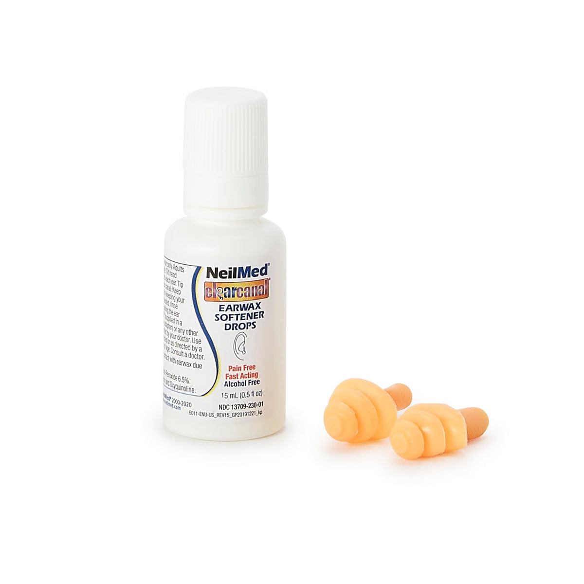 NeilMed ClearCanal Ear Wax Remover, Carbamide Peroxide 6.5%, Otic Drops, 0.5 oz - Q339-05-NEI - LL Medico
