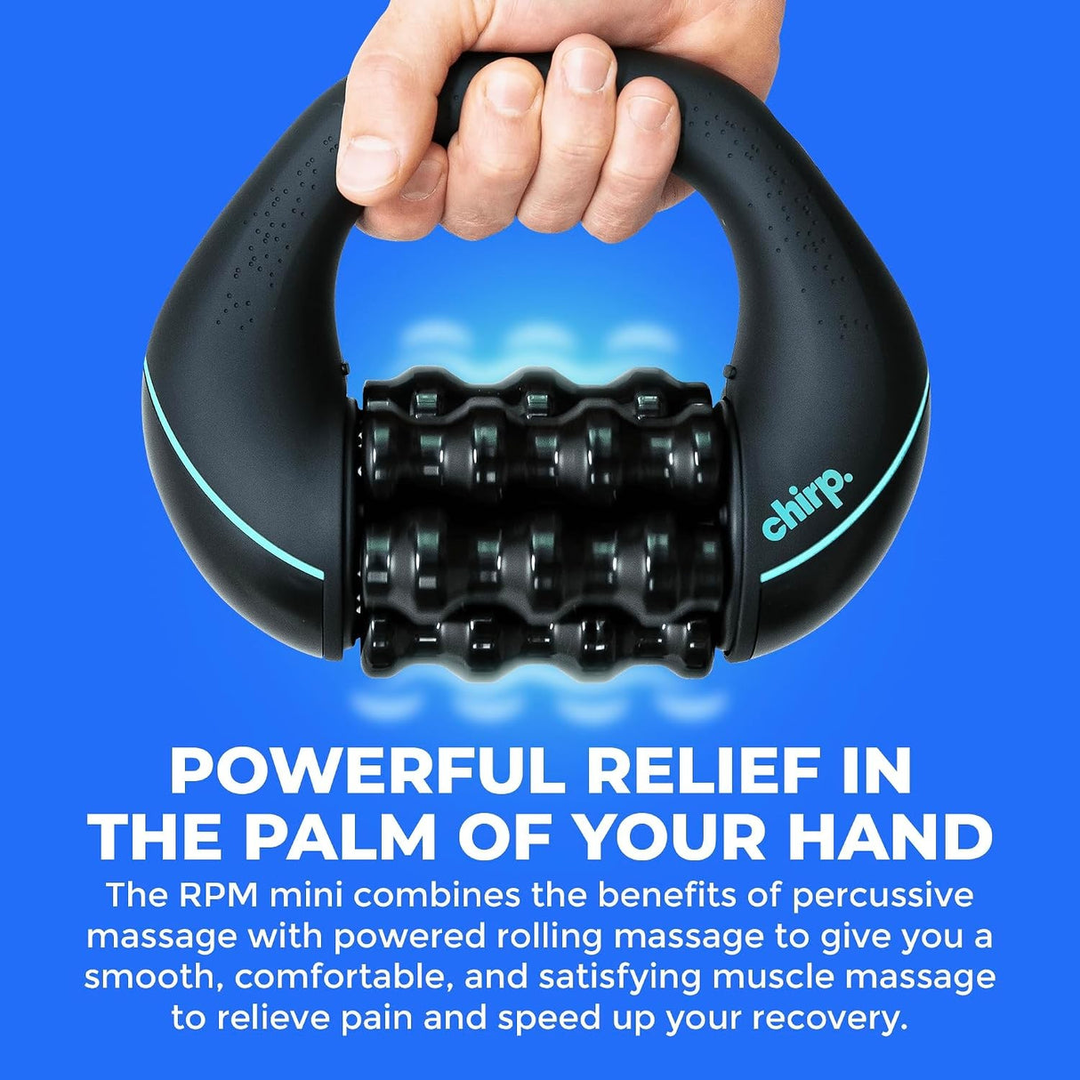 Hand-held Massager Chirp RPM Mini 3 X 8 X 8 Inch