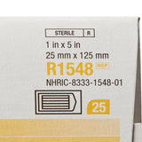 Steri-Strip Reinforced Skin Closure Strips, Nonwoven, Sterile, White, 1 x 5 in. - R1548 - LL Medico