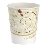Solo Drinking Cup, 5 oz, Symphony Print, Wax Coated Paper, Disposable - R53-J8000 - LL Medico
