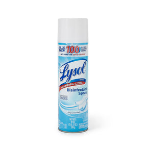 Lysol Disinfectant Spray, Surface Disinfectant, Alcohol Based Aerosol, Crisp Linen Scent, 19 oz, Non-Sterile - RAC79329CT - LL Medico