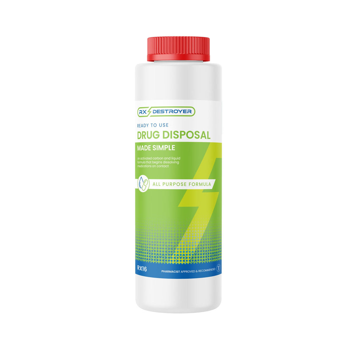 Rx Destroyer All-Purpose Pharmaceutical Disposal System, 16 oz Bottle - RX16 - LL Medico
