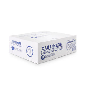McKesson Light Duty Trash Bag, Clear, 10 gal, 8 Mic, 24 x 24", HDPE, Star Seal Bottom, Coreless Roll - S242408N-1 - LL Medico