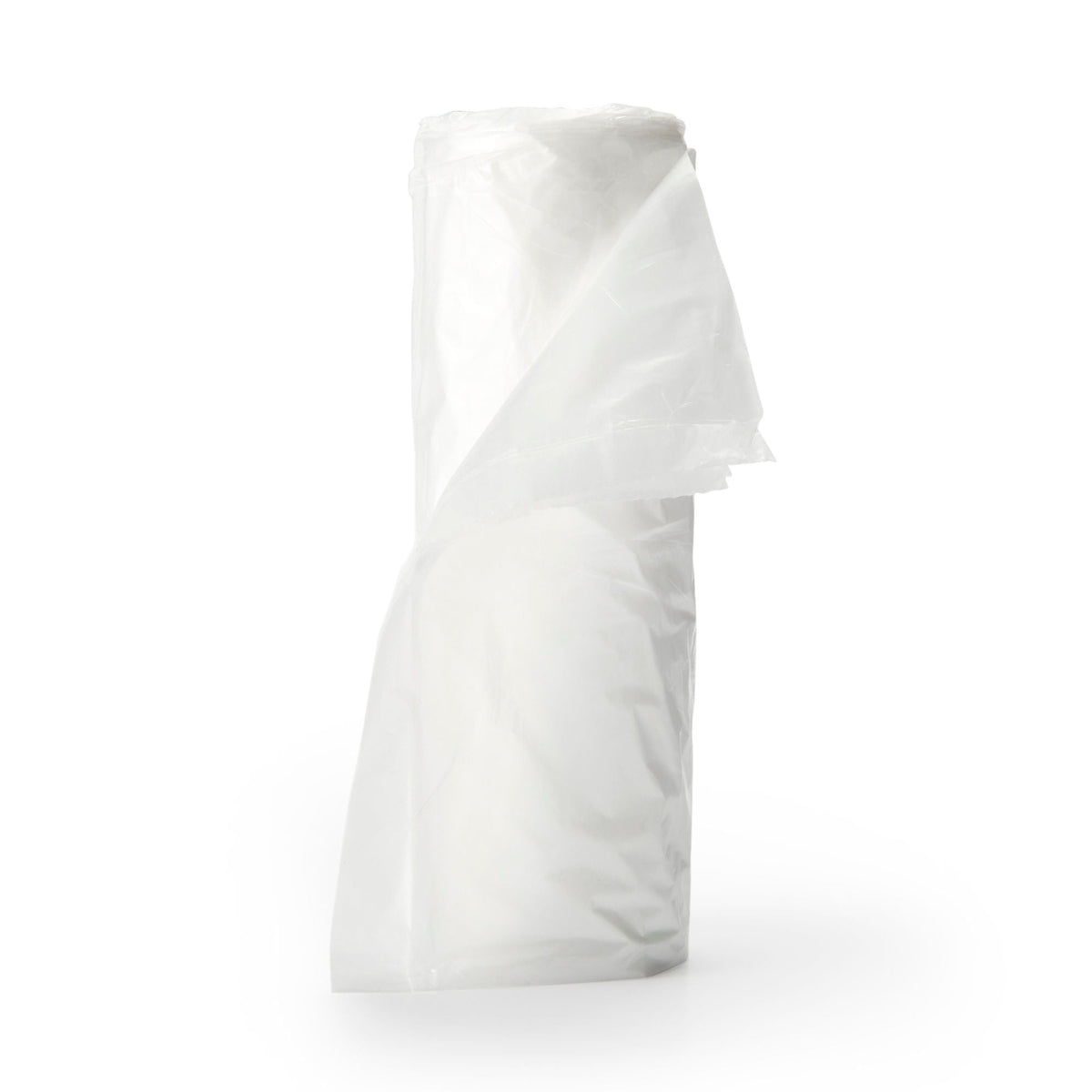 McKesson Light Duty Trash Bag, Clear, 10 gal, 8 Mic, 24 x 24", HDPE, Star Seal Bottom, Coreless Roll - S242408N-1 - LL Medico