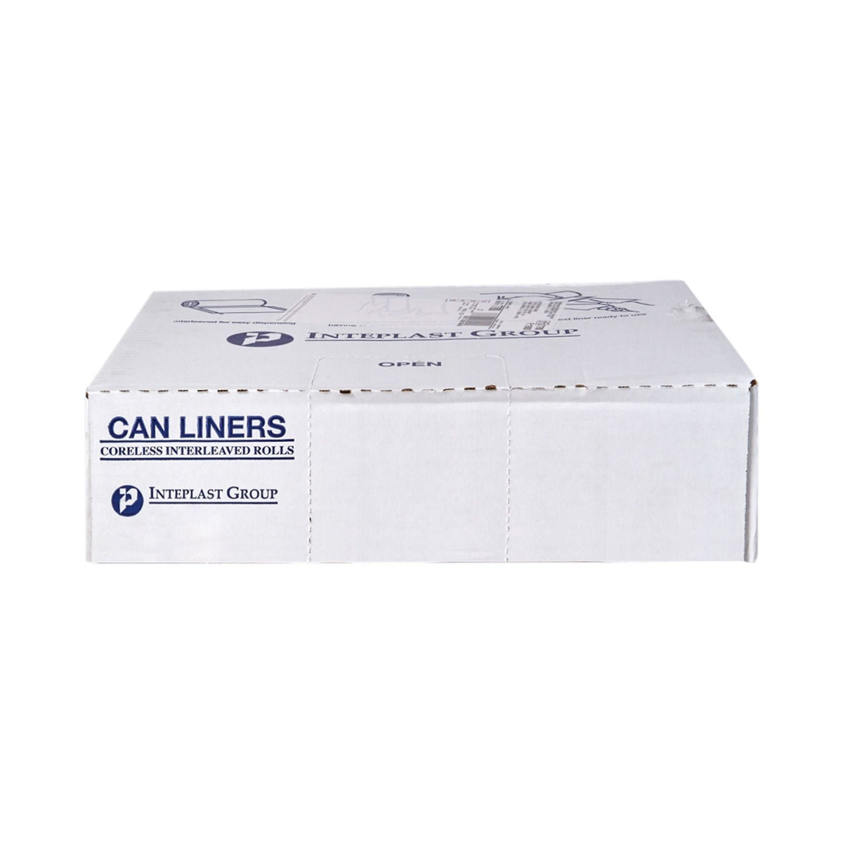 McKesson Trash Bag, Medium Duty, 45 gal, 12 Mic, 40 x 48", Clear, HDPE, Star Seal Bottom, Coreless Roll - S404812N-1 - LL Medico