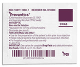Prevantics Swabstick, Chlorhexidine Gluconate 3.15%/Isopropyl Alcohol 70%, Non-Sterile
