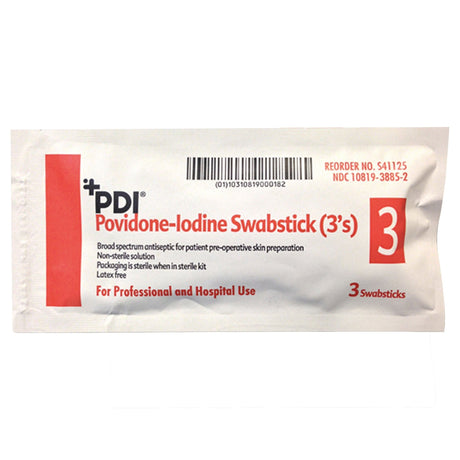 PDI PVP Iodine Prep Swabsticks