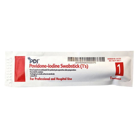 PDI Povidone-Iodine Swabstick (1's)